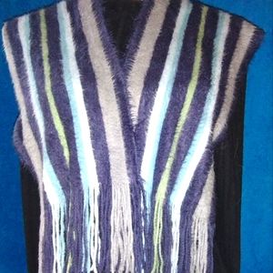 Croft & Barrow Blue and green scarf#107